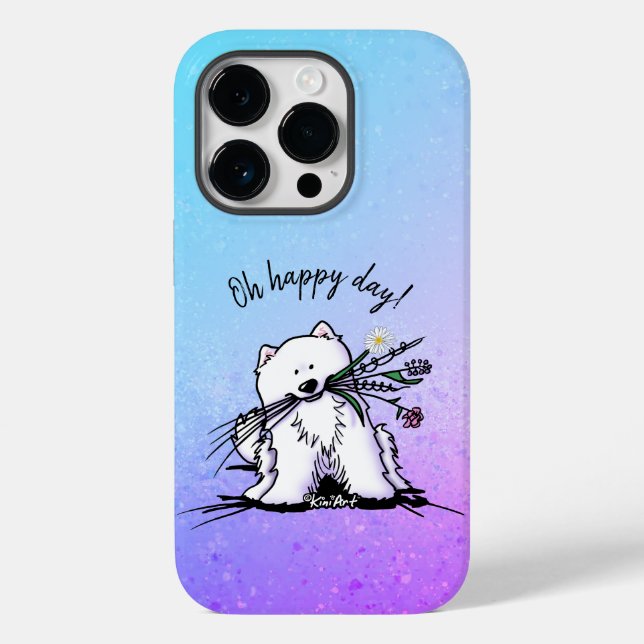 KiniArt Samoyed iPhone / iPad case (Back)