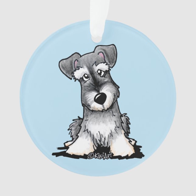 KiniArt Schnauzer Ornament (Front)