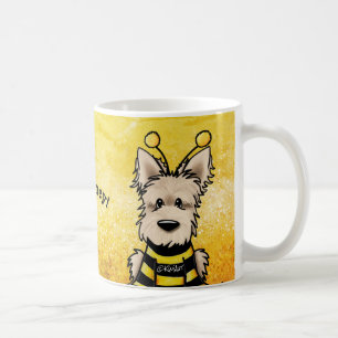 KiniArt Scottie Dog Bee Coffee Mug