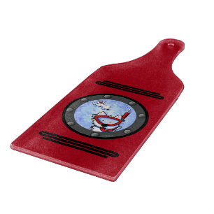 KiniArt Snorkelling Westie Porthole Cutting Board