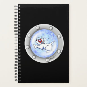 KiniArt Snorkelling Westie Porthole Planner
