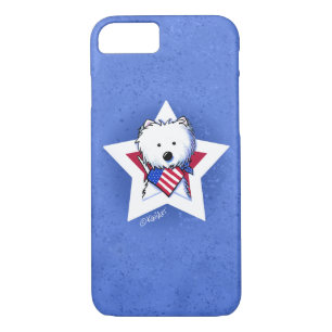 KiniArt Star Speckled Westie iPhone 8/7 Case
