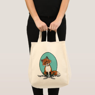 KiniArt Sweet Fox Tote Bag
