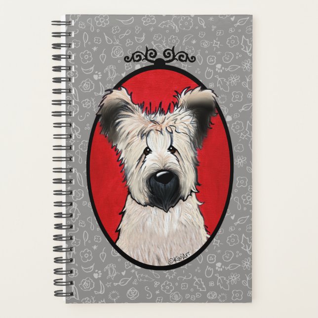 KiniArt Tawny Briard  Planner (Front)