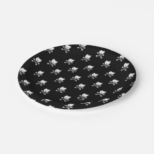 KiniArt Torrid Westie Paper Plates