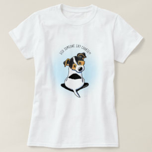 KiniArt Tricolor Jack Russell Terrier T-Shirt