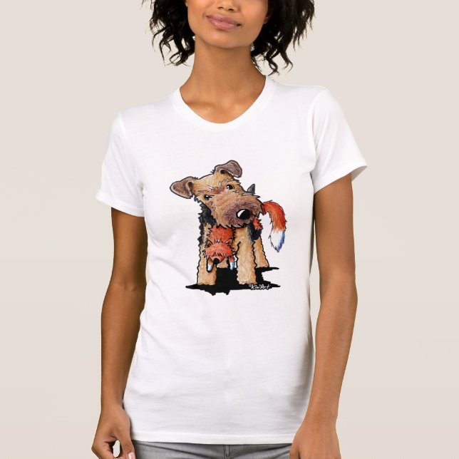KiniArt Welsh Terrier T-Shirt (Front)