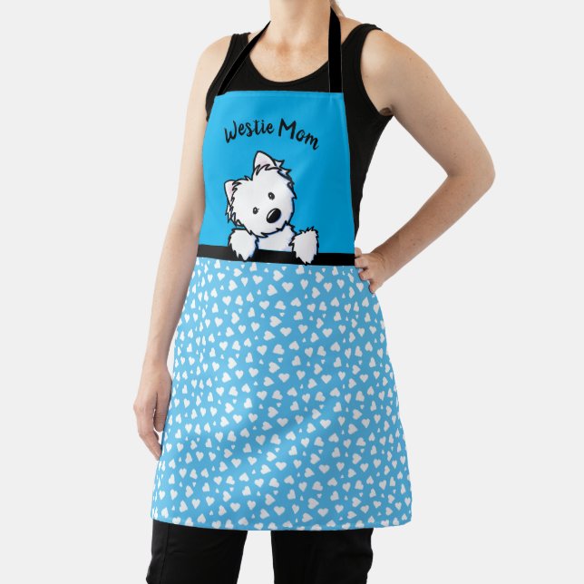 KiniArt Westie All-Over Print Apron (Insitu)