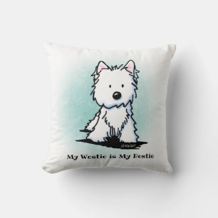 KiniArt Westie Bestie Cushion