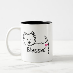 KiniArt Westie BLESSED Mug