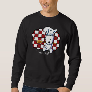 KiniArt Westie Chef Sweatshirt