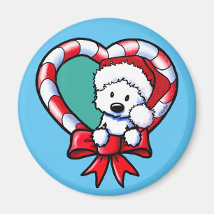 KiniArt Westie Christmas Love Magnet