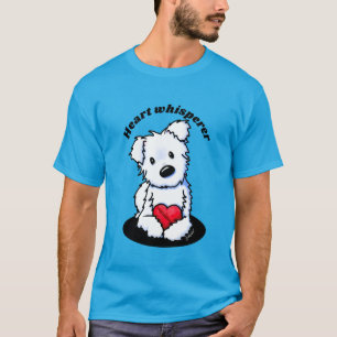 KiniArt Westie Heart T-Shirt