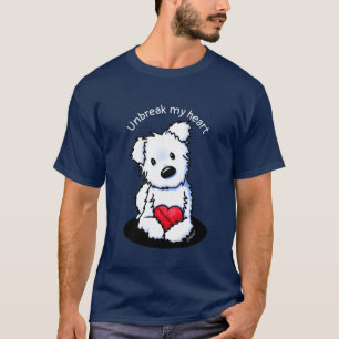 KiniArt Westie Heart T-Shirt