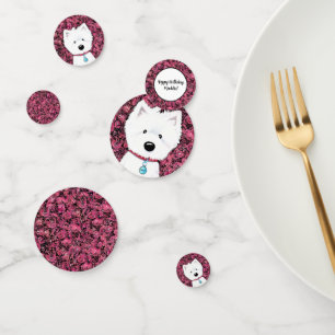 KiniArt Westie Impressions Floral Confetti