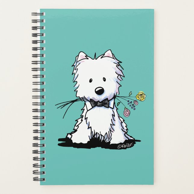 KiniArt Westie Little Romeo Planner (Front)