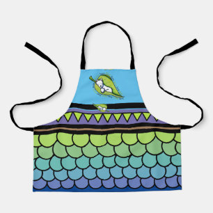 KiniArt Westie Live Green All-Over Print Apron
