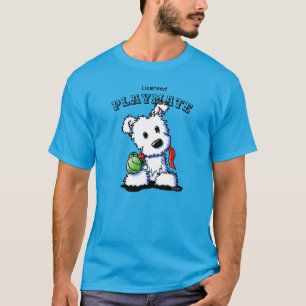 KiniArt Westie Playmate T-Shirt