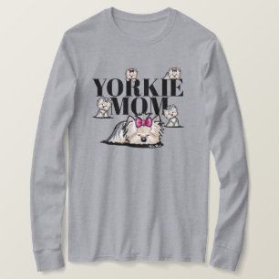 KiniArt Yorkie Mum T-Shirt