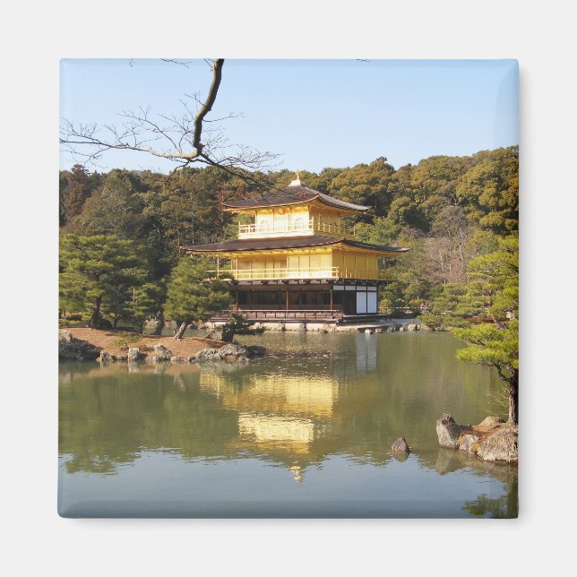 Kinkaku-ji 金閣寺 Temple of the Golden Pavilion Magnet (Front)