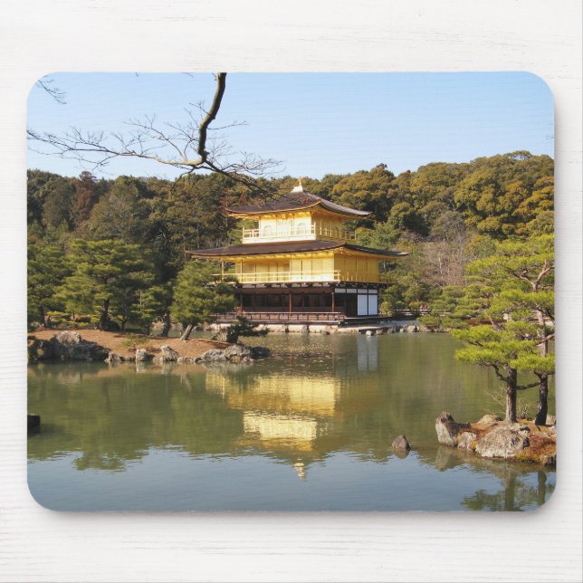 Kinkaku-ji 金閣寺 Temple of the Golden Pavilion Mouse Pad (Front)