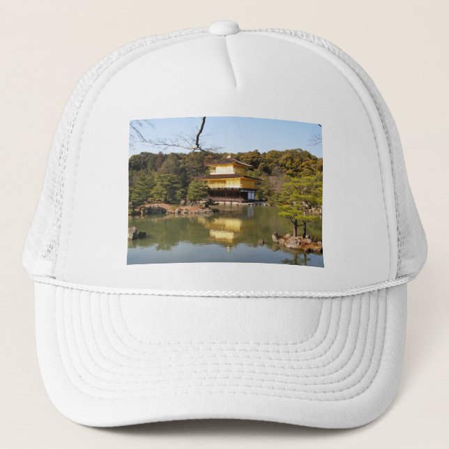 Kinkaku-ji 金閣寺 Temple of the Golden Pavilion Trucker Hat (Front)
