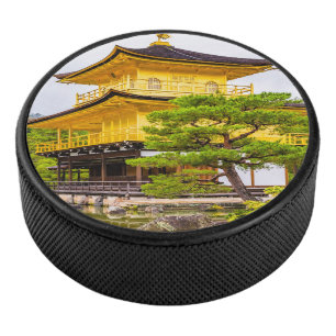 Kinkaku-ji, golden pavilion, Kyoto Hockey Puck