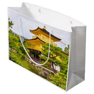 Kinkaku-ji, golden pavilion, Kyoto Large Gift Bag