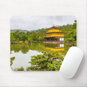 Kinkaku-ji Or Golden Pavilion And Pond, Kyoto Mouse Pad