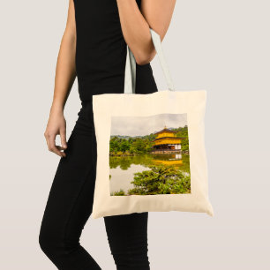 Kinkaku-ji Or Golden Pavilion And Pond, Kyoto Tote Bag