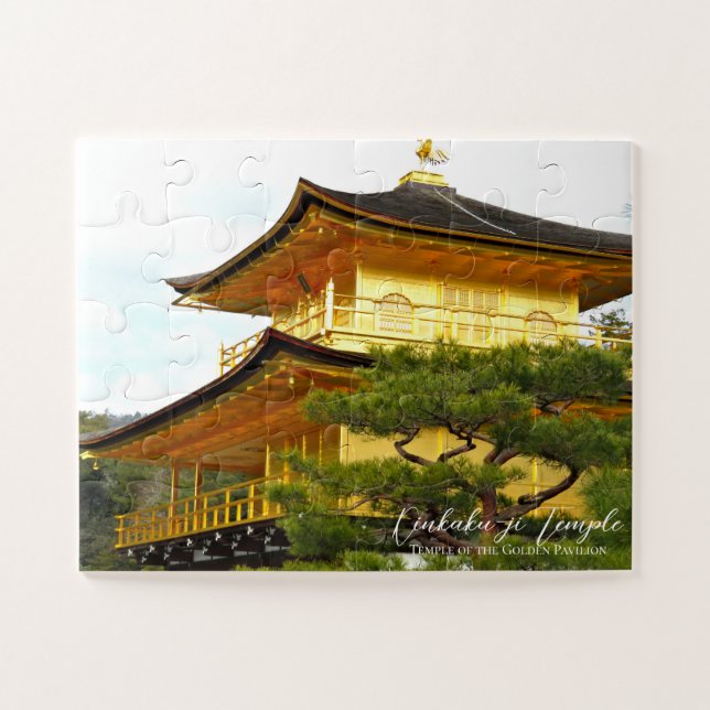Kinkaku-ji Temple("Temple of the Golden Pavilion") Jigsaw Puzzle (Horizontal)
