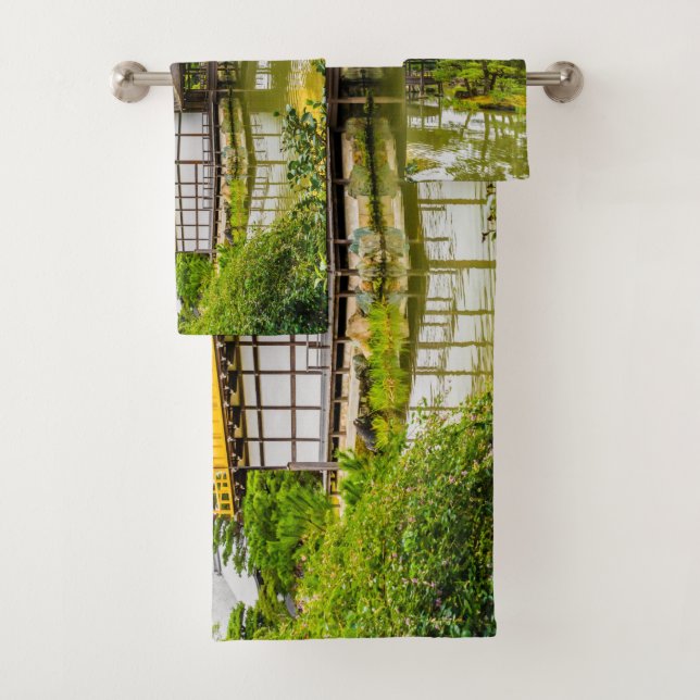 Kinkaku-ji, the golden pavilion, Kyoto Bath Towel Set (Insitu)