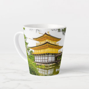 Kinkaku-ji, the golden pavilion, Kyoto Latte Mug