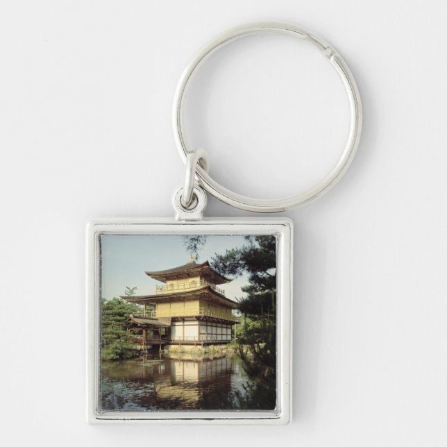 Kinkaku temple dedicated to the memory key ring (Front)