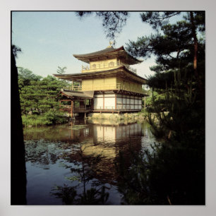 Kinkaku temple dedicated to the memory poster