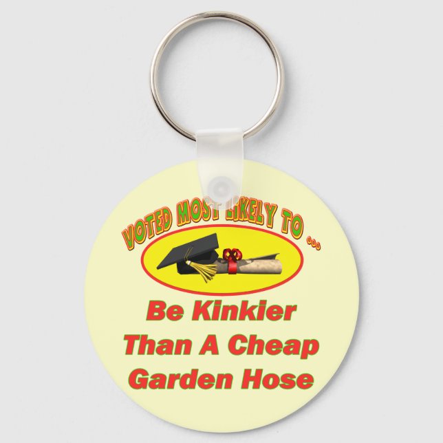 Kinky Garden Hose Key Ring (Front)