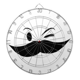 Kinky Moustache Dartboard