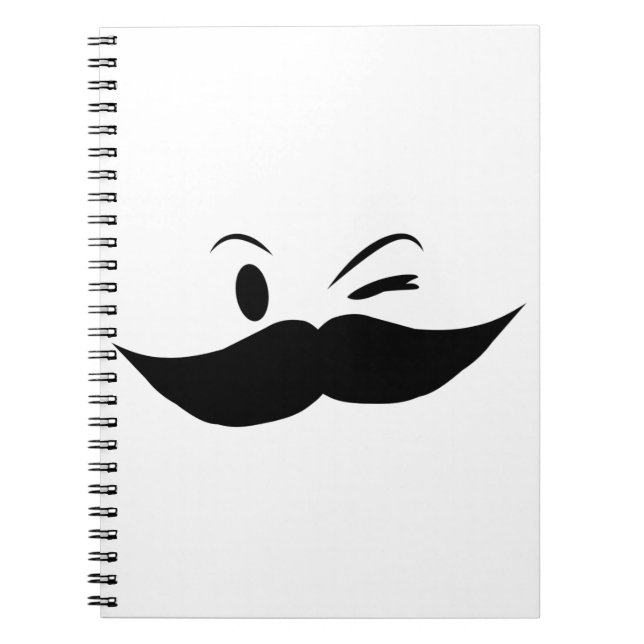 Kinky Moustache Notebook (Front)