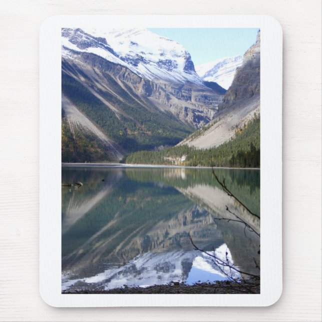 Kinney Lake at Mt Robson Park Mouse Pad (Front)