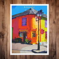 Kinsale Cork Ireland Retro Style