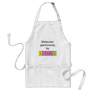 Kinsey periodic table name apron