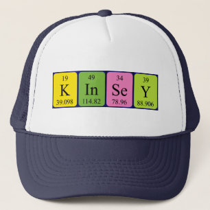 Kinsey periodic table name hat