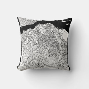 Kinshasa DR Congo Map Cushion