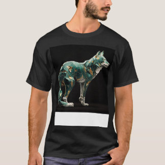 Kintsugi Jade Wolf Aof Strength and Resilience 1 T-Shirt