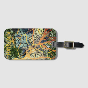 Kintsugi - repaired identity luggage tag