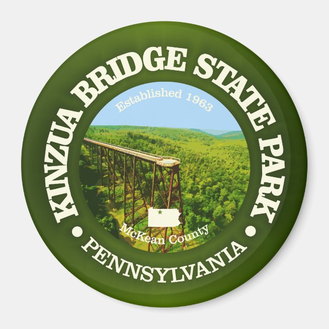 Kinzua Bridge SP Magnet (Front)