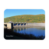 Kinzua Dam Reservoir Colourful Fall Scene Souvenir