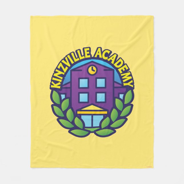 Kinzville Academy Logo Fleece Blanket (Front)