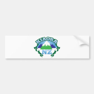 KIORA Kiwi New Zealand hello Bumper Sticker