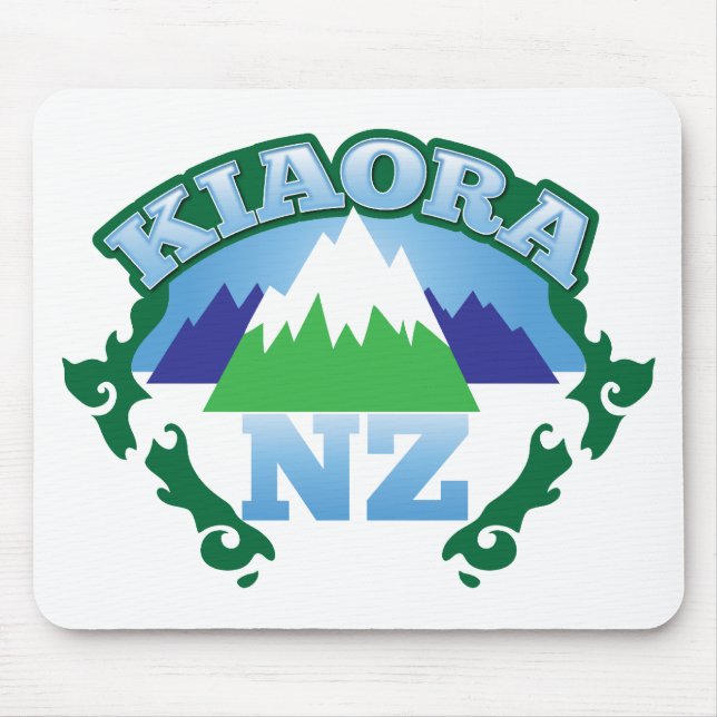 KIORA Kiwi New Zealand hello Mouse Pad (Front)